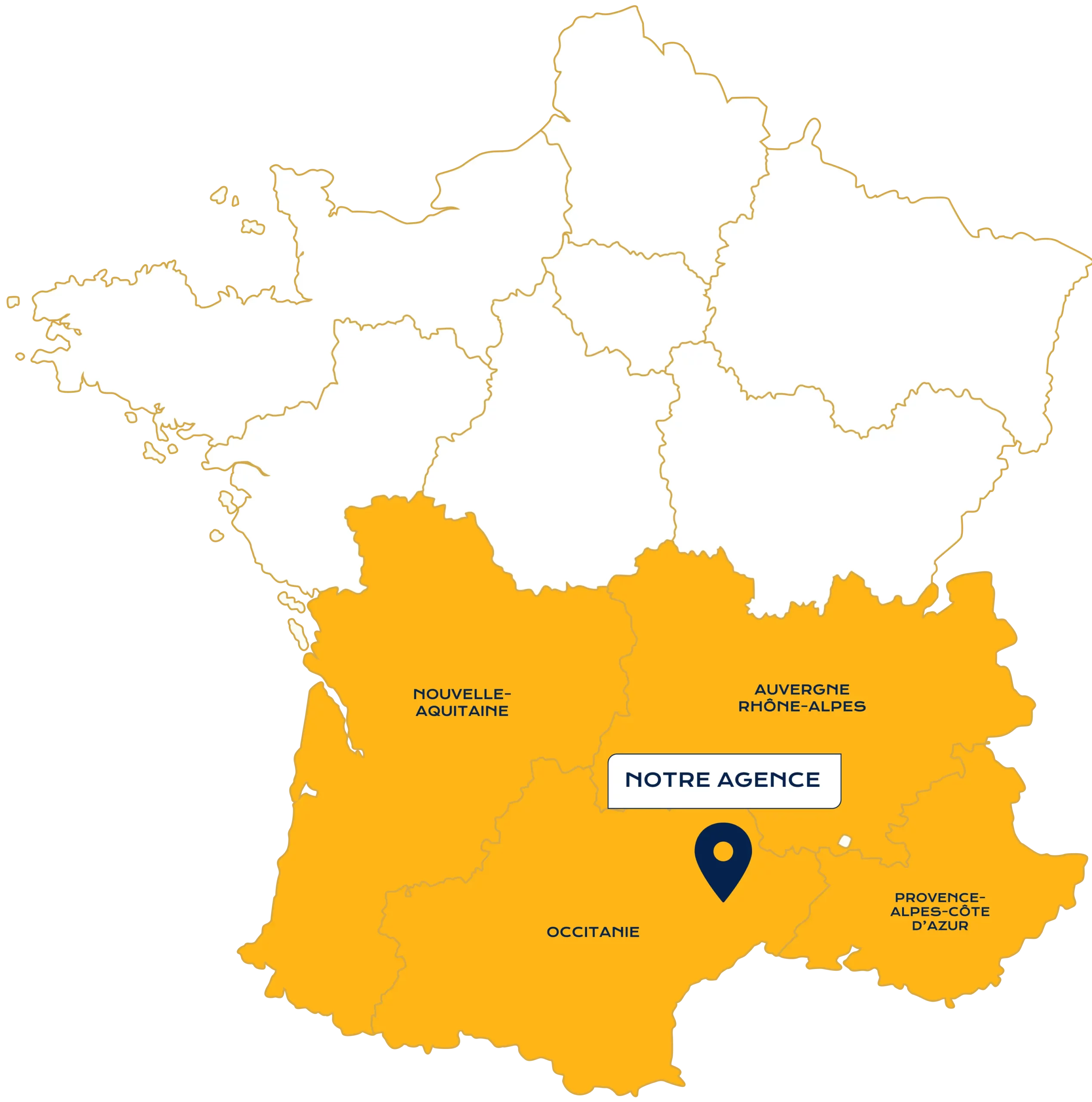 carte sud de la france